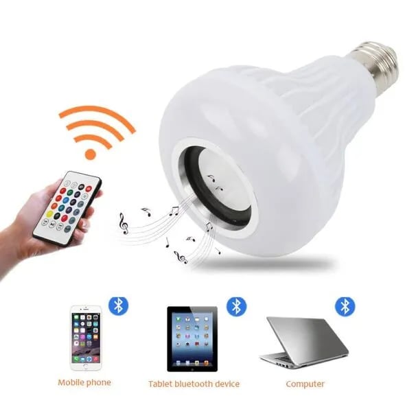 Lampe LED Bluetooth Multi Couleur 9
