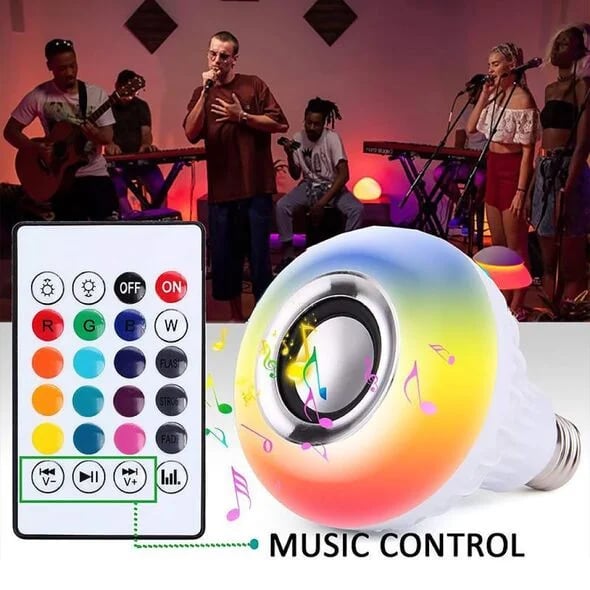 Lampe LED Bluetooth Multi Couleur 7