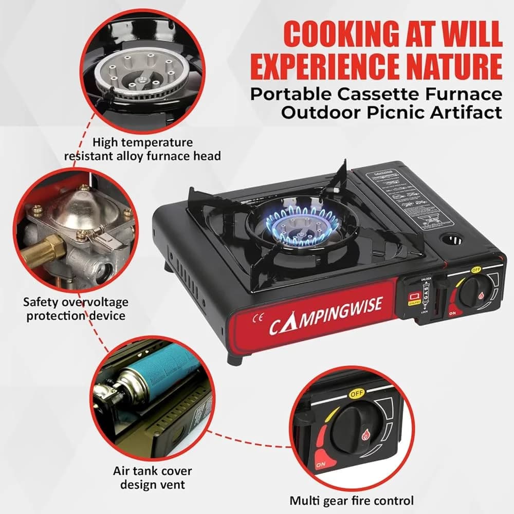 فرن محمول + قارورة غاز مجانا